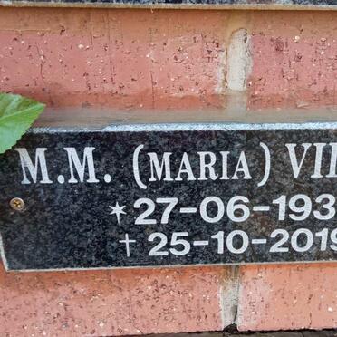 VILJOEN M.M. 1930-2019