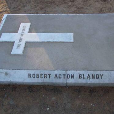 BLANDY Robert Acton 1870-1901