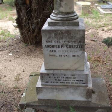COETZEE Andries P. 1895-1918