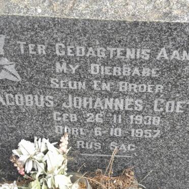 COETZER Jacobus Johannes 1930-1957
