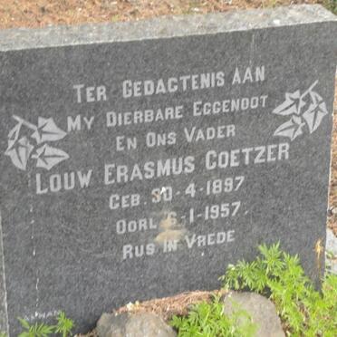 COETZER Louw Erasmus 1897-1957
