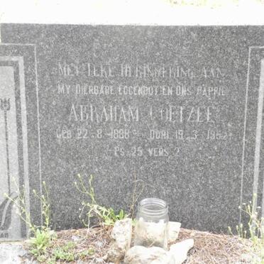 COETZEE Abraham 1888-1952