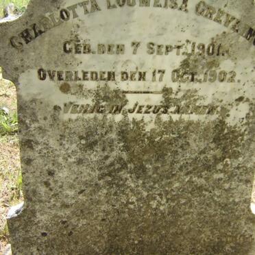 GREYLING Charlotta Louweisa 1901-1902