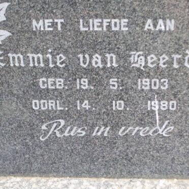 HEERDEN Emmie, van 1903-1980
