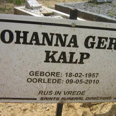 KALP Johanna Gerda 1957-2010