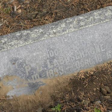 LABUSCHAGNE P.G. 1883-1955