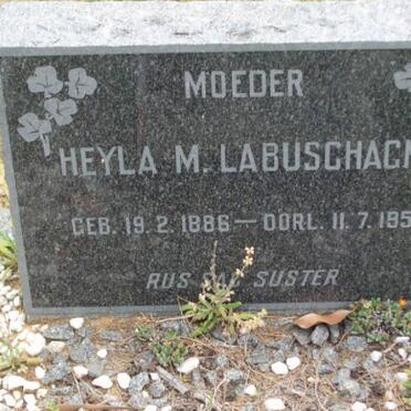 LABUSCHAGNE Heyla M. 1886-1959