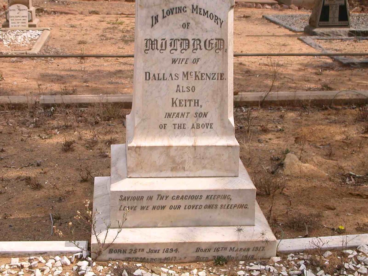 McKENZIE Magdrid 1894-1917 :: McKENZIE Keith 1917-1918