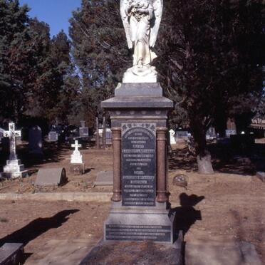 MYBURGH Albert Lambertus 1841-1901 &amp; Lucia Christina HATTINGH 1846-1914