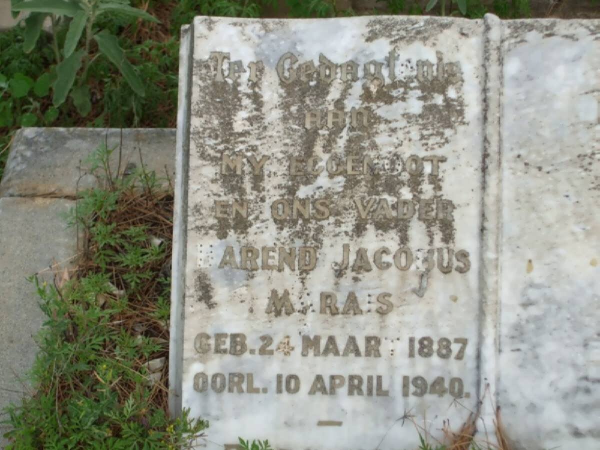 MARAIS Arend Jacobus 1887-1940