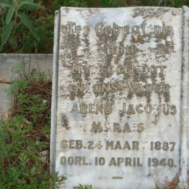 MARAIS Arend Jacobus 1887-1940