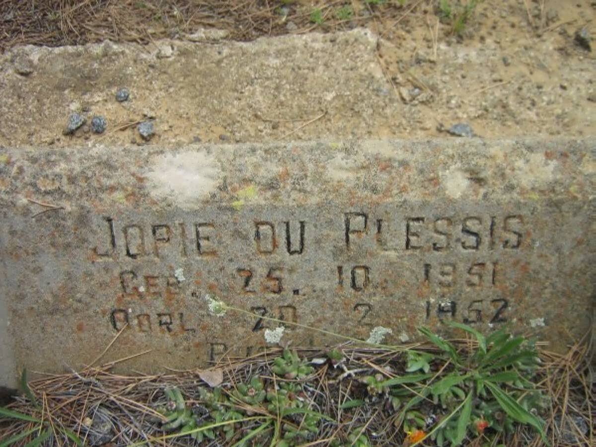 PLESSIS Jopie, du 1951-1952