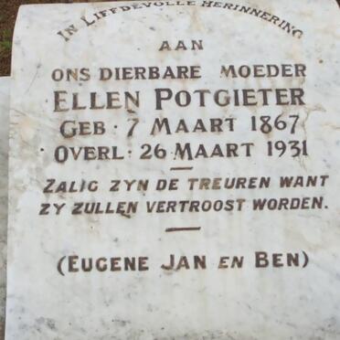POTGIETER Ellen 1867-1931
