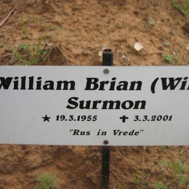 SURMON William Brian 1955-2001