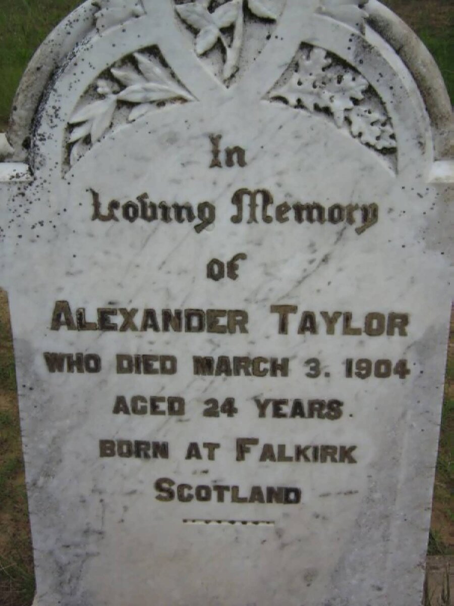 TAYLOR Alexander -1904
