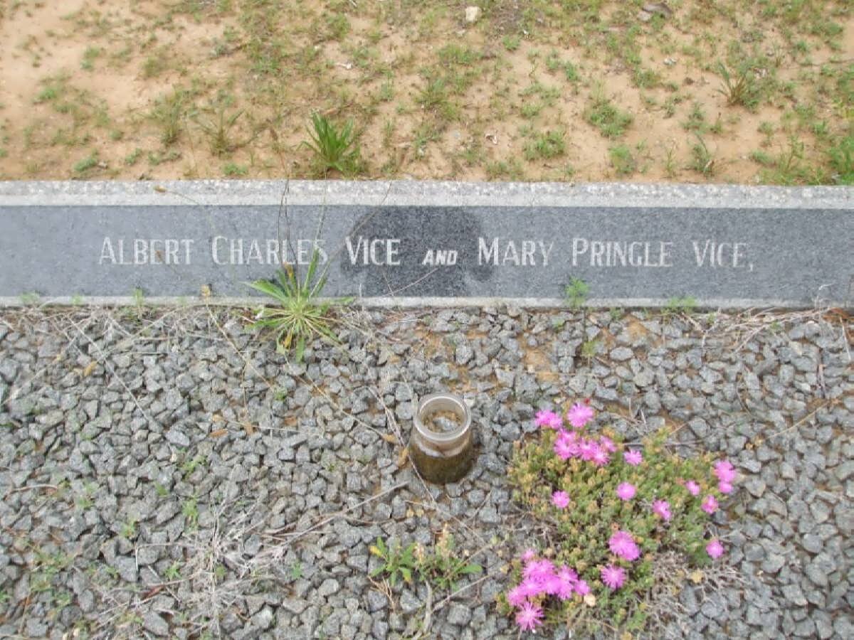 VICE Albert Charles &amp; Mary PRINGLE