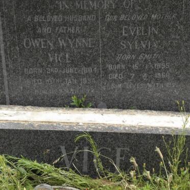 VICE Owen Wynne 1884-1954 &amp; Evelyn Sylvia SMITH 1895-1968