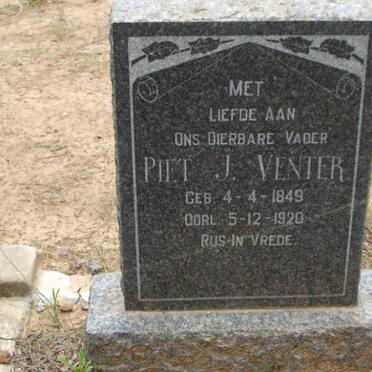 VENTER Piet J. 1849-1920