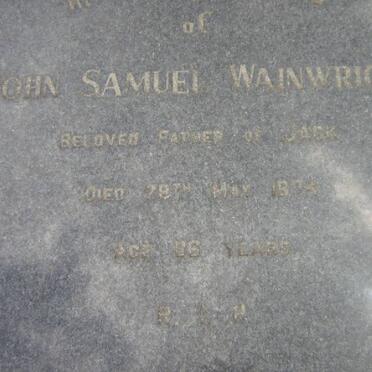 WAINWRIGHT John Samuel -1974