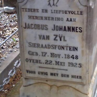 ZIJL Jacobus Johannes, van 1848-1925