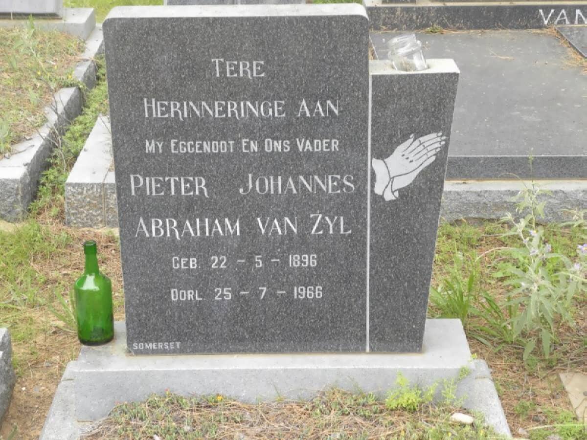ZYL Pieter Johannes Abraham, van 1896-1966