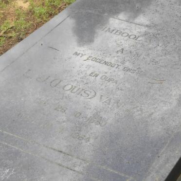 ZYL L.J.,  van 1880-1964 &amp; M.L. BURGER -1979