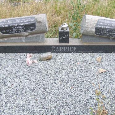 CARRICK Marthinus Jacobus 1912-1973 &amp; Salomina Jacoba GERMISHUIZEN 1918-1999