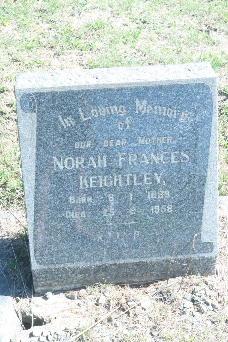 KEIGHTLEY Norah Frances 18?8-1958
