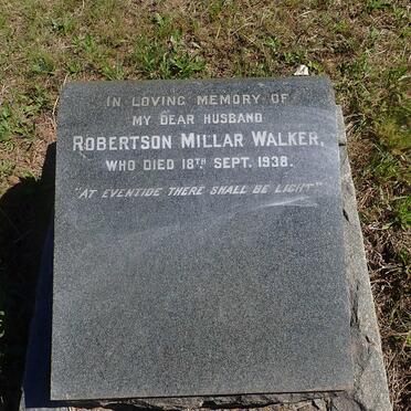 WALKER Robertson Millar -1938