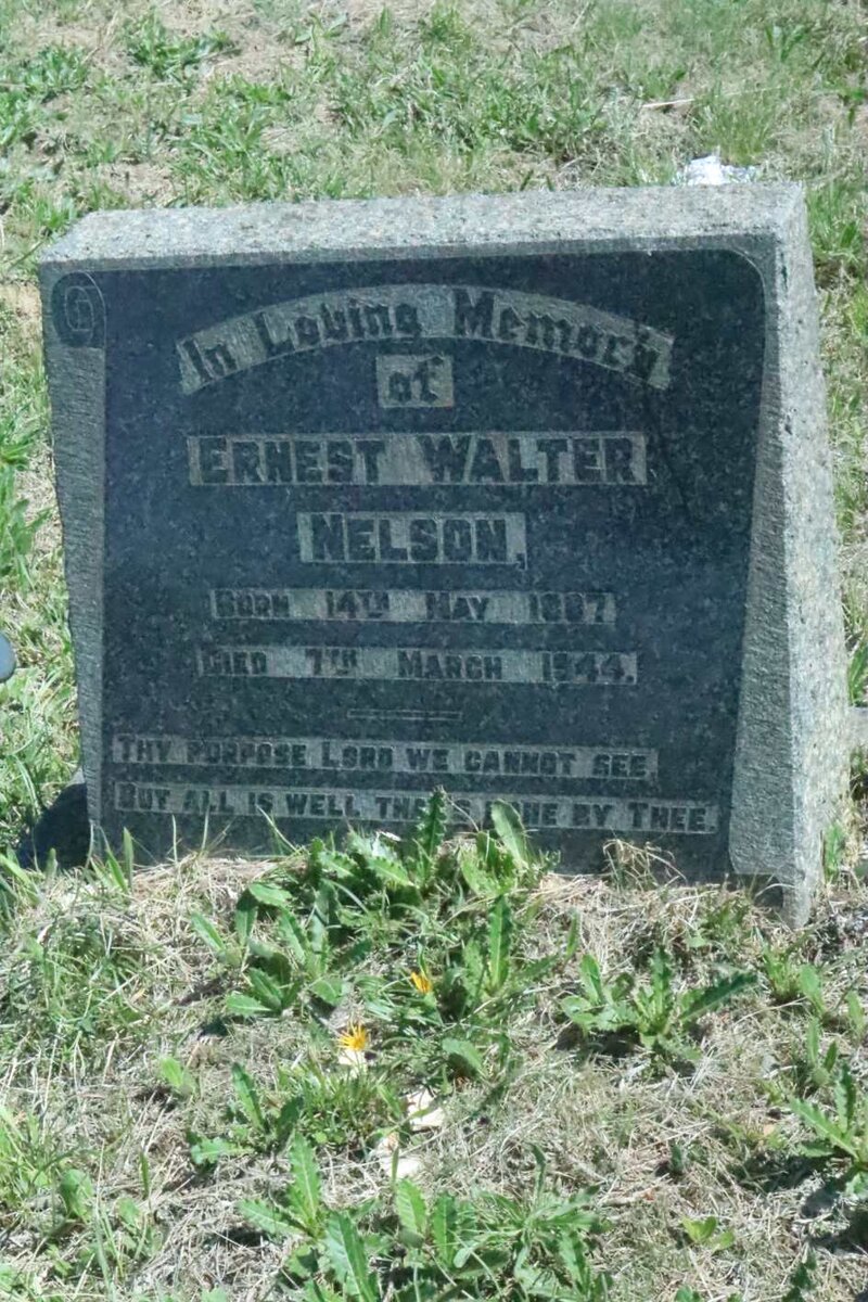 NELSON Ernest Walter 1887-1944