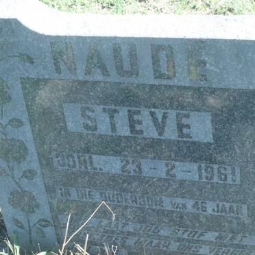 NAUDE Steve -1961