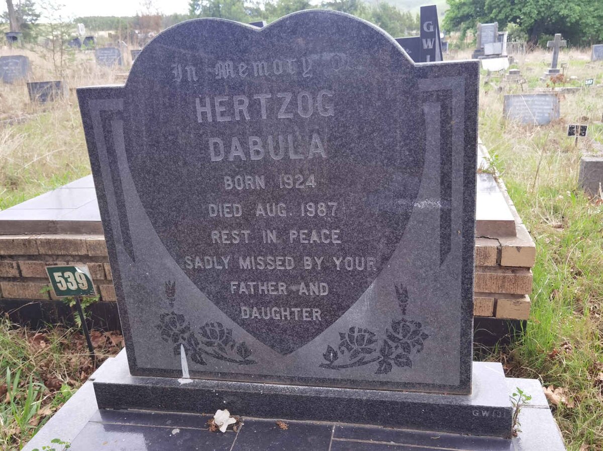 DABULA Hertzog 1924-1987
