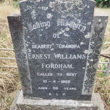 FORDHAM Ernest Williams -1860