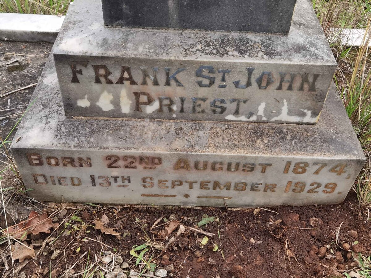 JOHN Frank, St 1874-1929