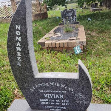 MLENZANA Vivian 1925-2011