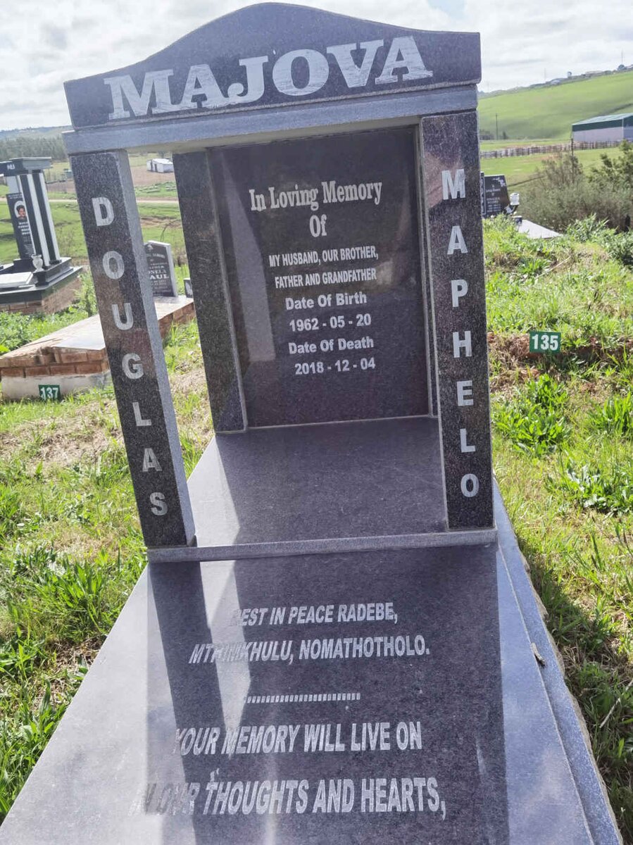 MAJOVA Douglas Maphelo 1962-2018