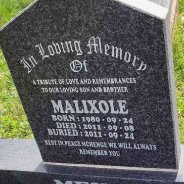 MEKUTE Malixole 1980-2011