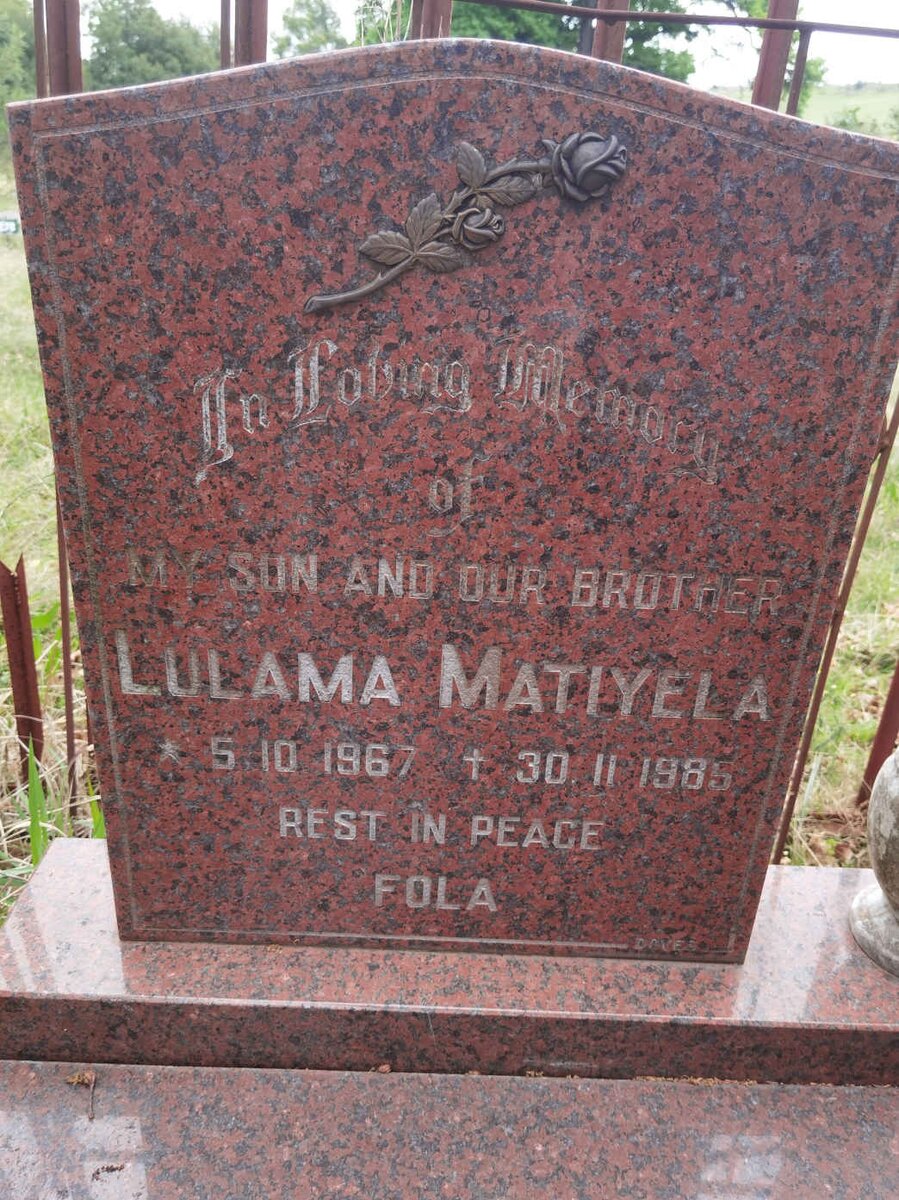 MATIYELA Lulama 1967-1985