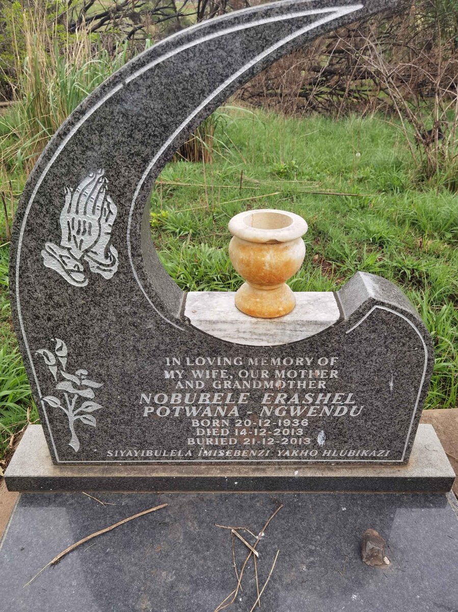 NGWENDU Nobubele Erashel, POTWANA 1936-2013