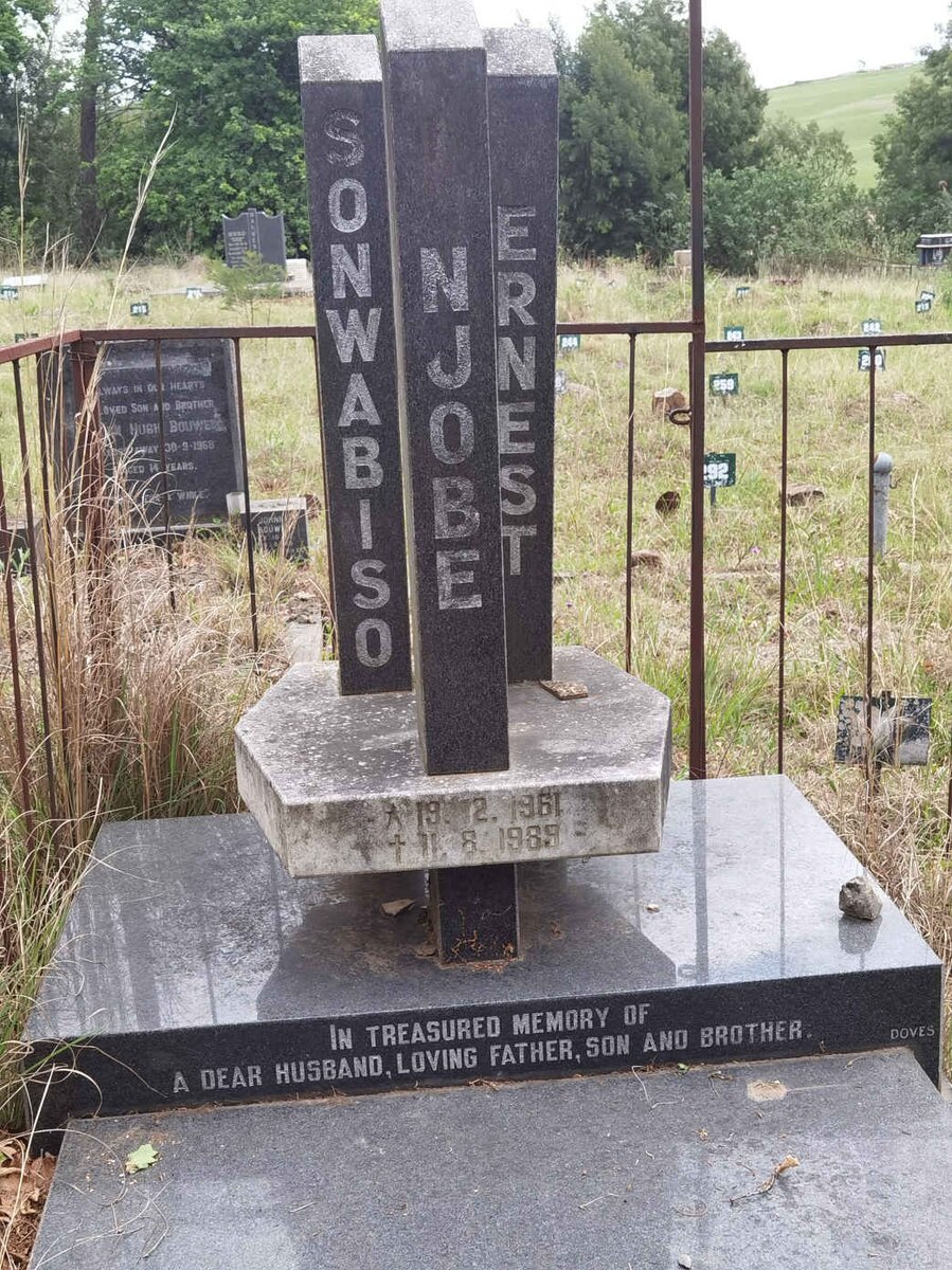 NJOBE Sonwabiso Ernest 1961-1989