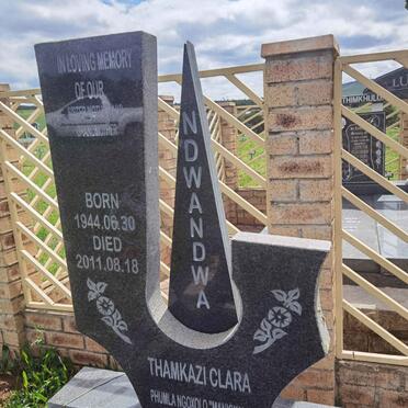 NDWANDWA Thamkazi Clara 1944-2011