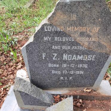 NDAMOSE F.Z. 1936-1991