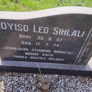 SIHLALI Loyiso Leo 1957-1974
