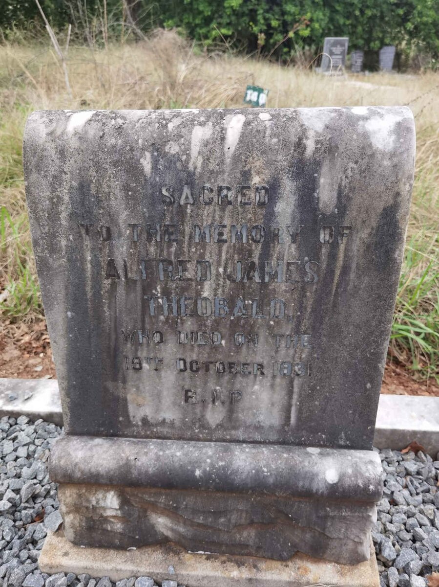 THEOBALD Alfred James -1931