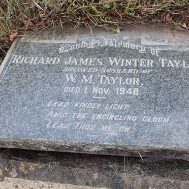 TAYLOR Richard James Winter -1948