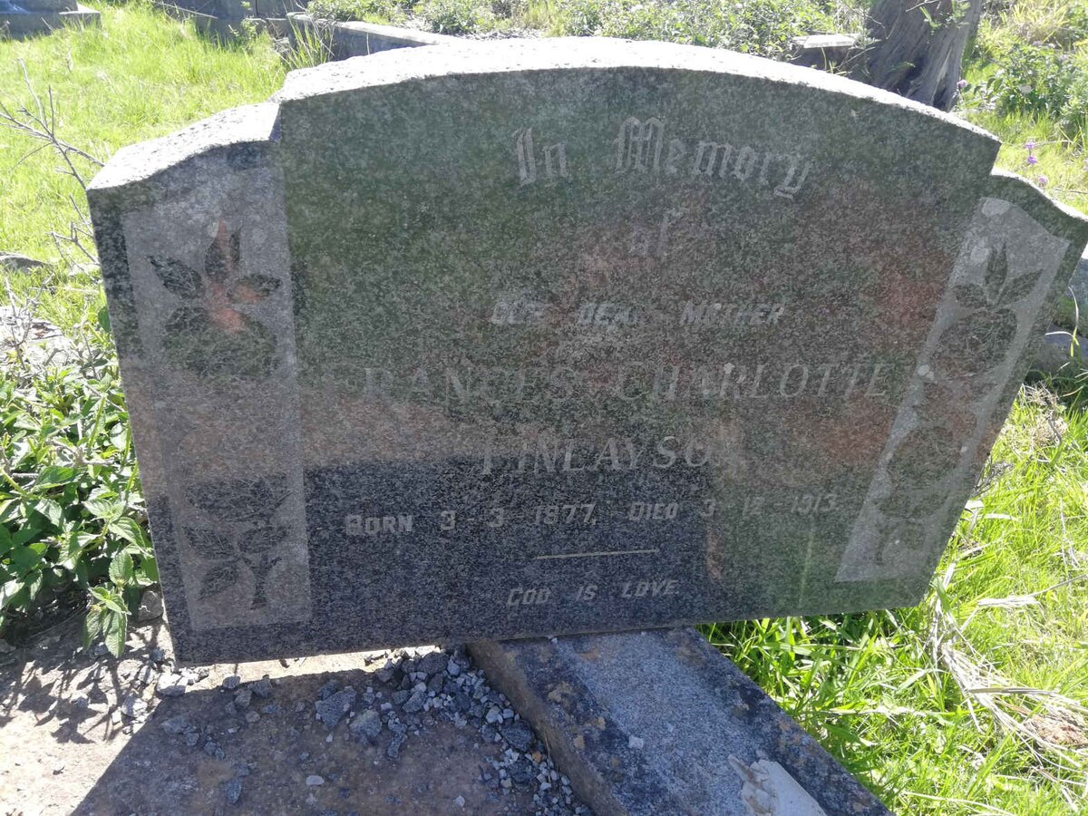 FINLAYSON Frances Charlotte 1877-1913