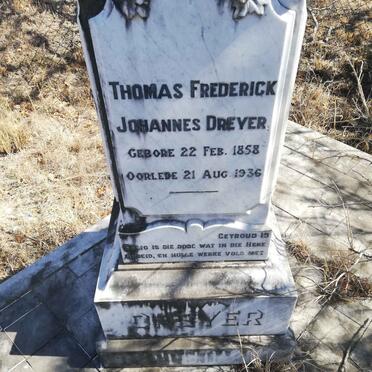 DREYER Thomas Frederick Johannes 1858-1936