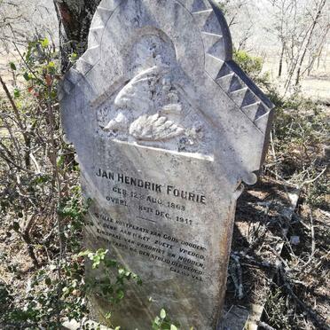FOURIE Jan Hendrik 1863-1911