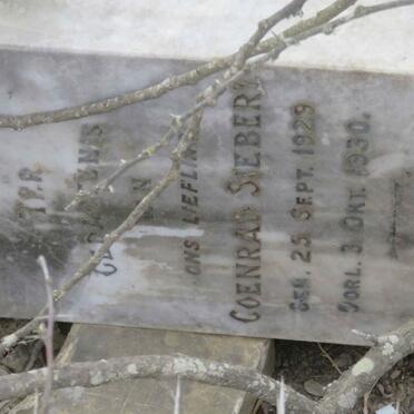 SIEBERT Coenrad 1929-1930