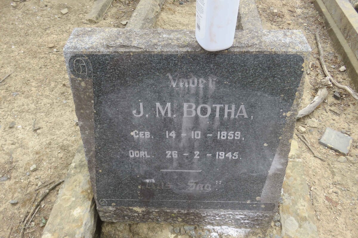 BOTHA J.M. 1859-1945